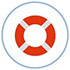 Picture of a lifering, depicting Business Continuity and Overflow services